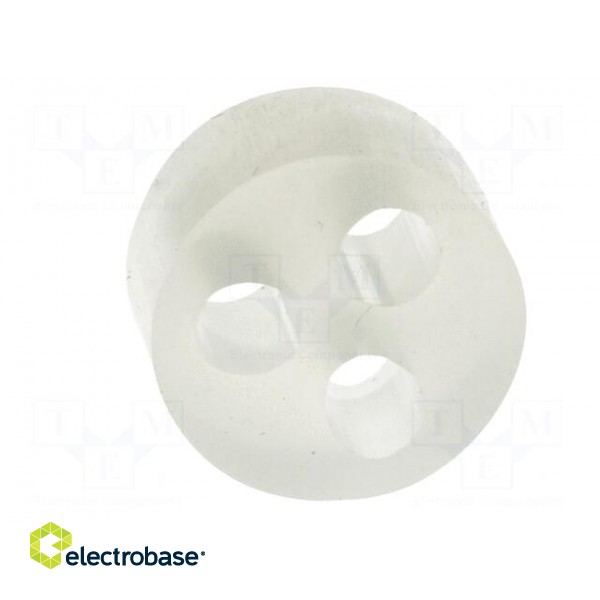 Insert for gland | 5mm | PG16 | IP54 | silicone | Holes no: 3 | -40÷100°C image 9