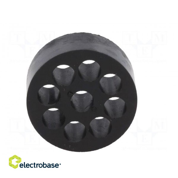 Insert for gland | 6.9mm | M40 | IP54 | NBR rubber | Holes no: 9 image 5