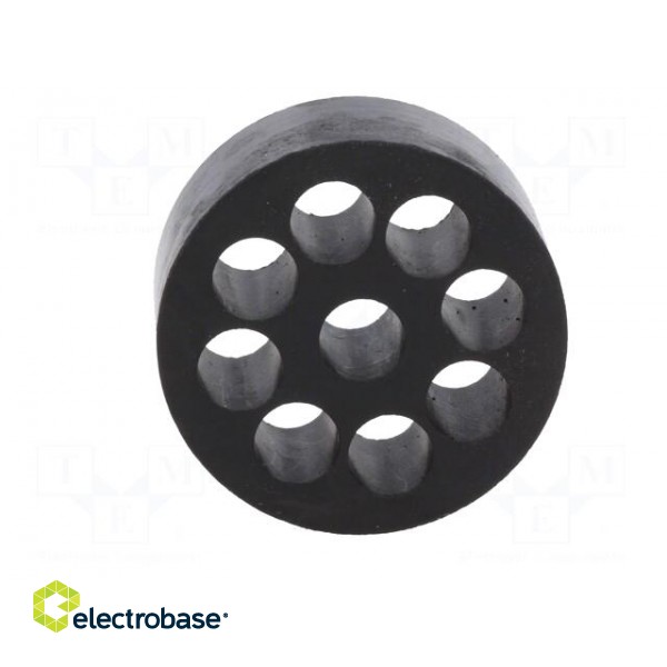 Insert for gland | 6.9mm | M40 | IP54 | NBR rubber | Holes no: 9 image 9
