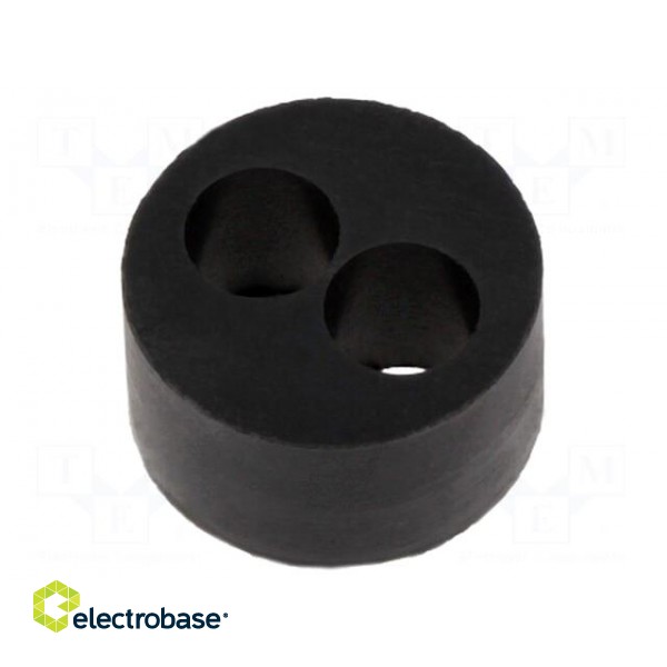 Insert for gland | with metric thread | Size: M20 | IP68 | Holes no: 2 image 1