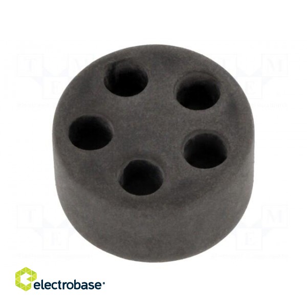 Insert for gland | with metric thread | Size: M32 | IP68 | Holes no: 5