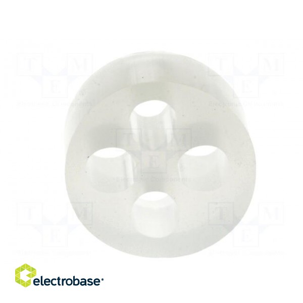 Insert for gland | 6mm | PG21 | IP54 | silicone | Holes no: 4 | -40÷100°C image 5