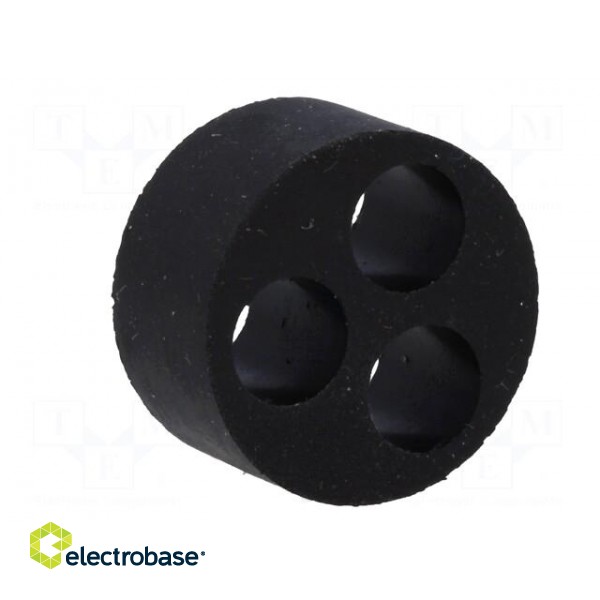 Insert for gland | with metric thread | Size: M25 | IP68 | Holes no: 3 image 9
