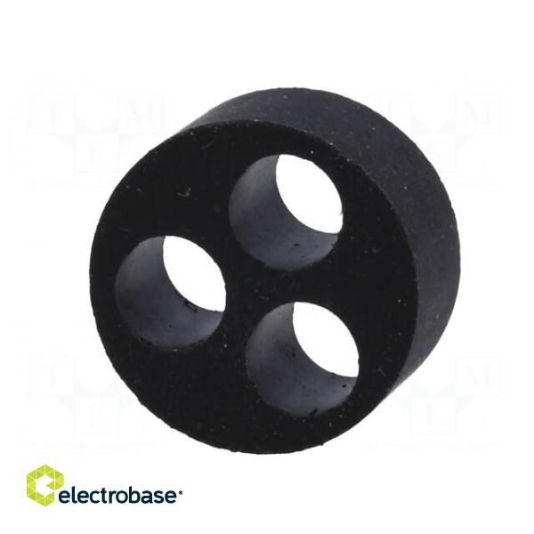 Insert for gland | with metric thread | Size: M25 | IP68 | Holes no: 3 image 2