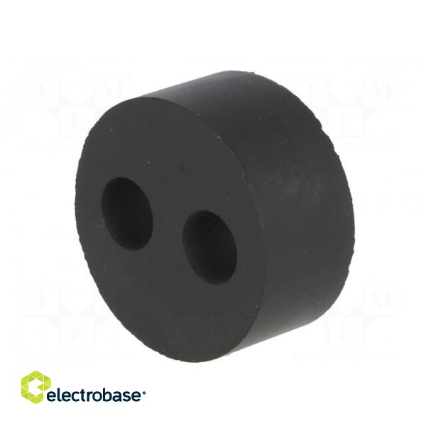 Insert for gland | 7mm | M32 | IP54 | NBR rubber | Holes no: 2 image 2
