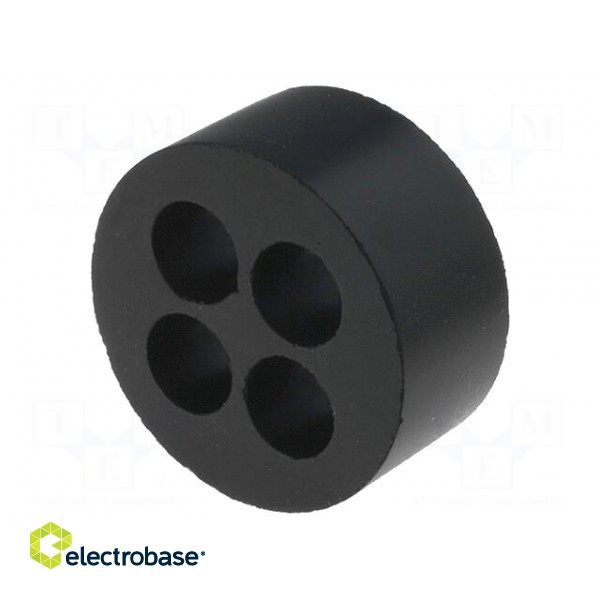 Insert for gland | 7mm | M32 | IP54 | NBR rubber | Holes no: 4