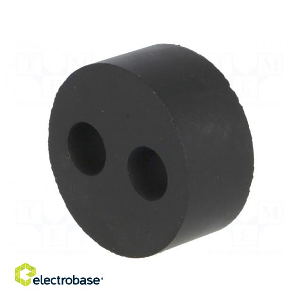 Insert for gland | 7mm | M32 | IP54 | NBR rubber | Holes no: 2 image 1
