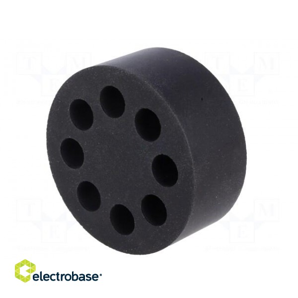 Insert for gland | with metric thread | Size: M50 | IP54 | Holes no: 8 image 2