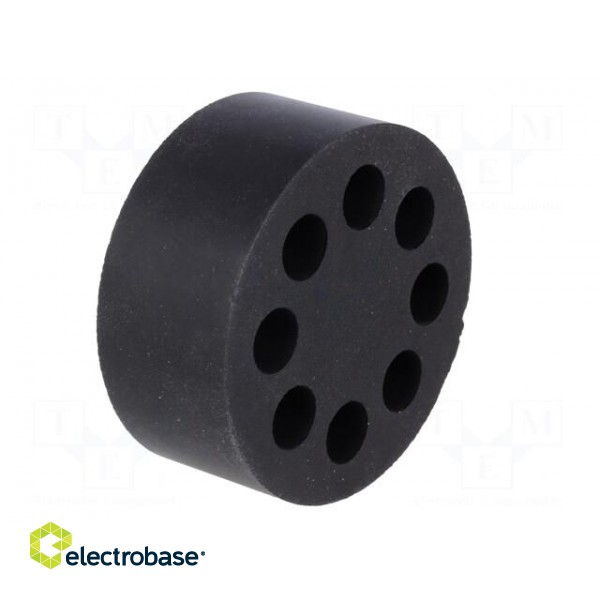 Insert for gland | with metric thread | Size: M50 | IP54 | Holes no: 8 image 4