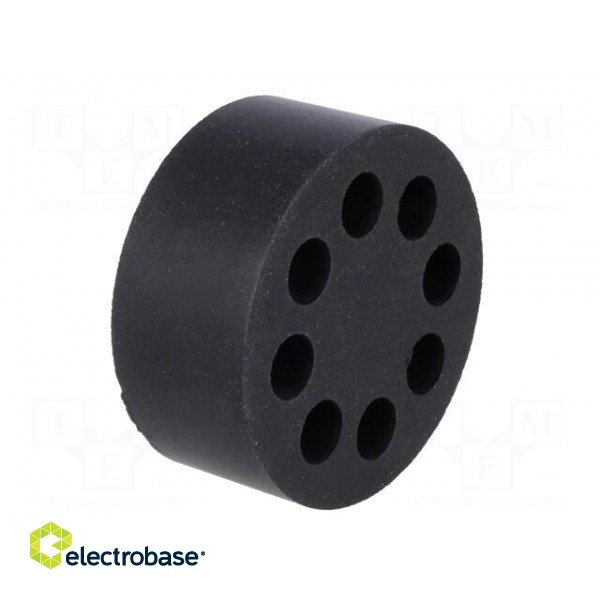 Insert for gland | with metric thread | Size: M50 | IP54 | Holes no: 8 image 8