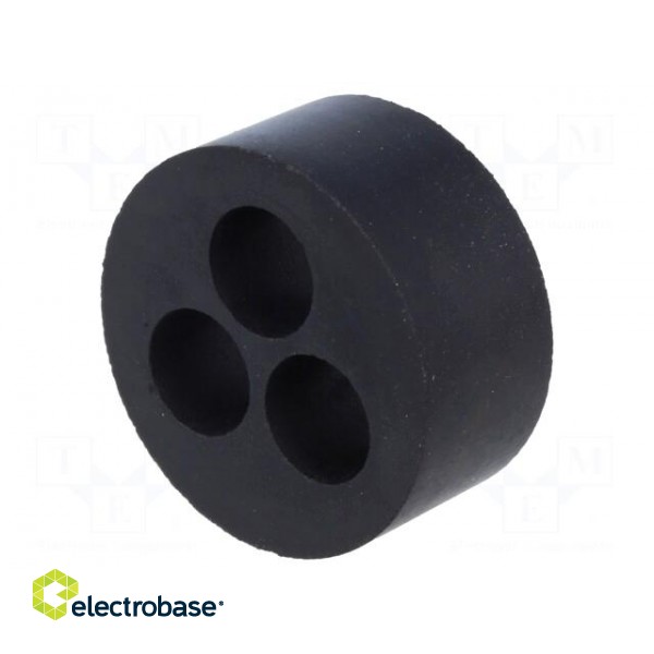 Insert for gland | 8mm | M32 | IP54 | NBR rubber | Holes no: 3 image 1
