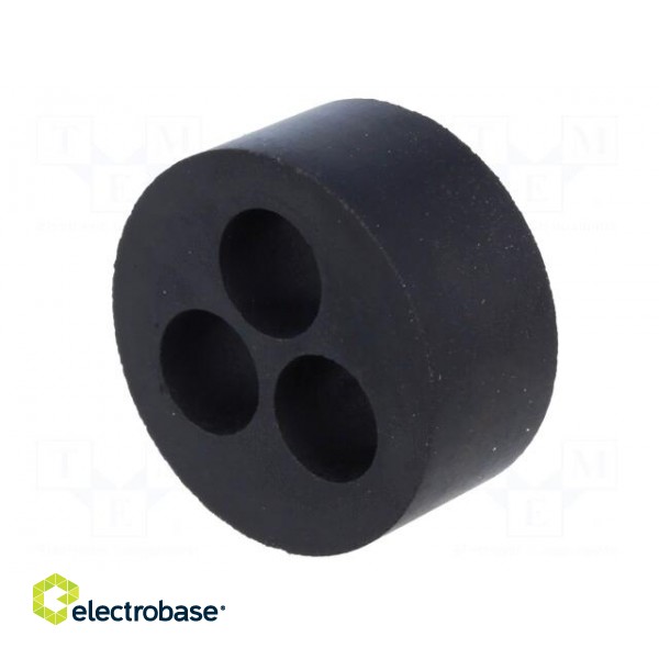 Insert for gland | 8mm | M32 | IP54 | NBR rubber | Holes no: 3 image 2