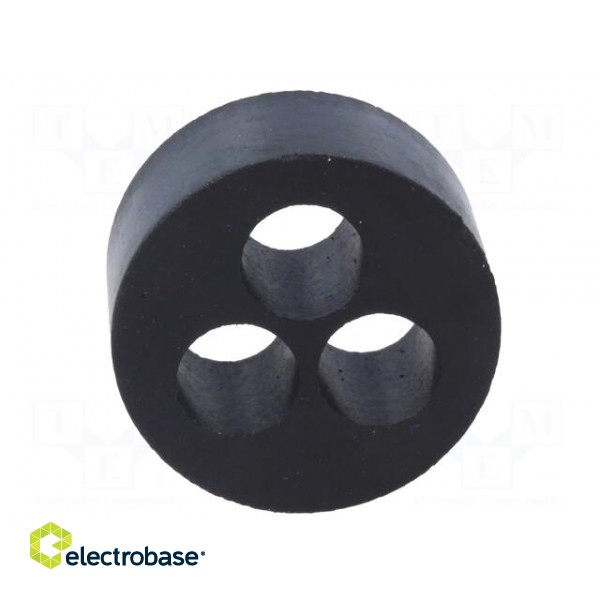 Insert for gland | 8mm | M32 | IP54 | NBR rubber | Holes no: 3 image 5