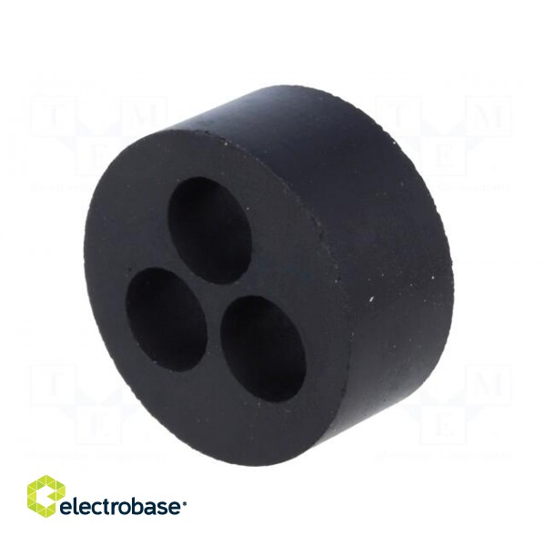 Insert for gland | 8mm | M32 | IP54 | NBR rubber | Holes no: 3 image 6