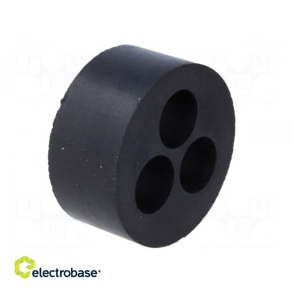 Insert for gland | 8mm | M32 | IP54 | NBR rubber | Holes no: 3 image 8