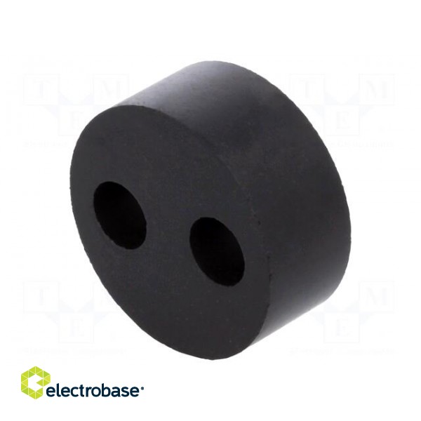 Insert for gland | 9mm | M40 | IP54 | NBR rubber | Holes no: 2