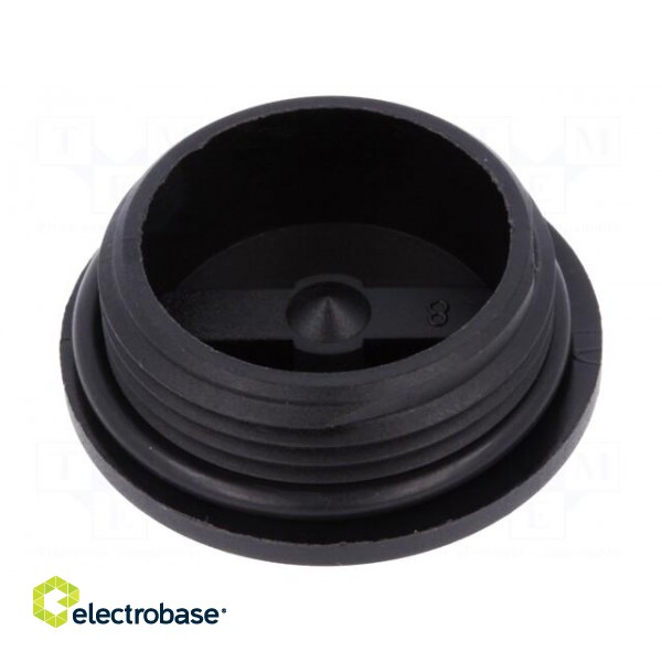 Stopper | M25 | 1,5 | IP68 | Mat: polyamide | black | with seal image 2