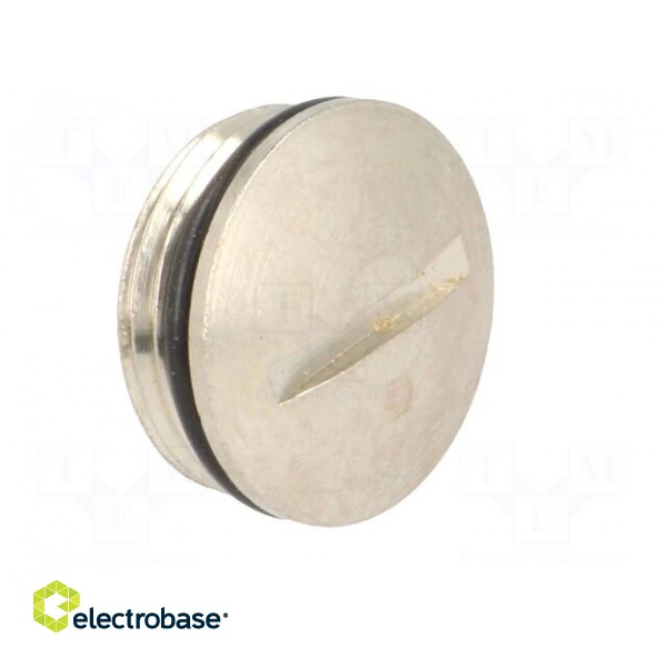 Stopper | PG11 | IP68 | Mat: brass | Man.series: SKINDICHT® | with seal image 8