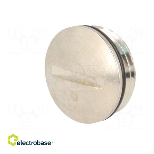 Stopper | PG11 | IP68 | Mat: brass | Man.series: SKINDICHT® | with seal image 2