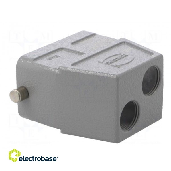 Enclosure: for HDC connectors | Han B | size 10B | for cable | high image 4