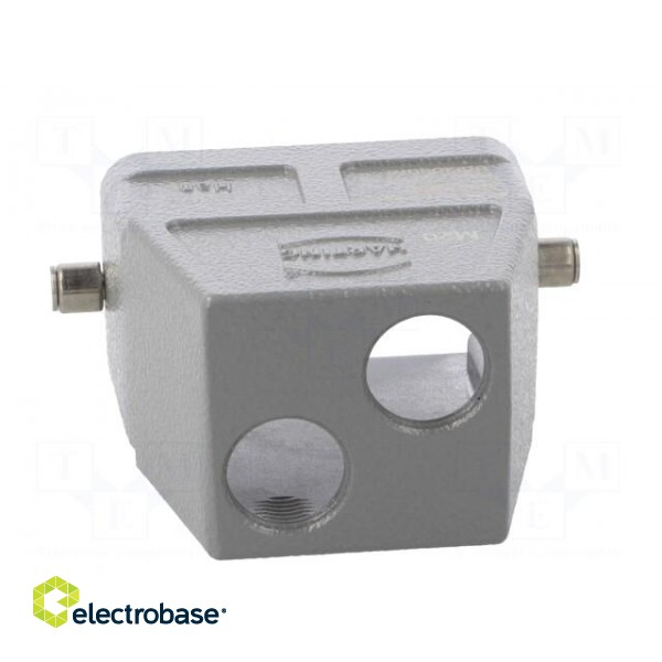 Enclosure: for HDC connectors | Han B | size 10B | for cable | high paveikslėlis 5
