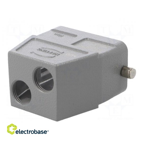 Enclosure: for HDC connectors | Han B | size 10B | for cable | high image 6