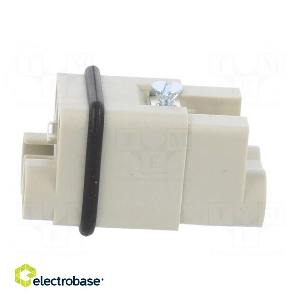 Connector: HDC | contact insert | male | Han Q | PIN: 3 | 2P+PE | size 3A image 3