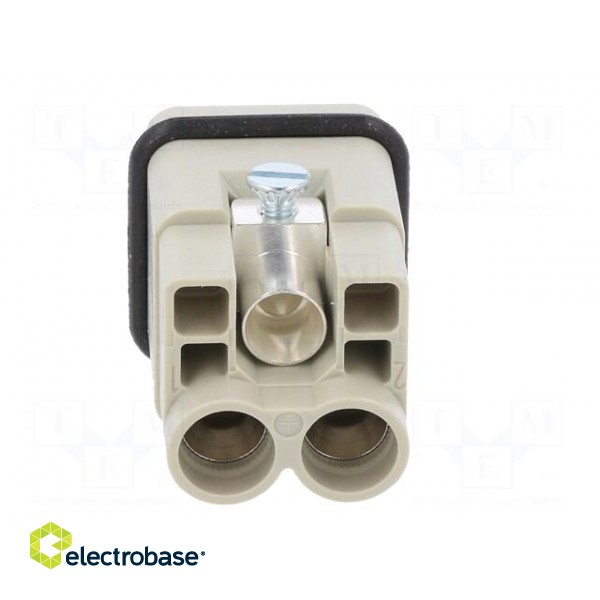 Connector: HDC | contact insert | male | Han Q | PIN: 3 | 2P+PE | size 3A image 5