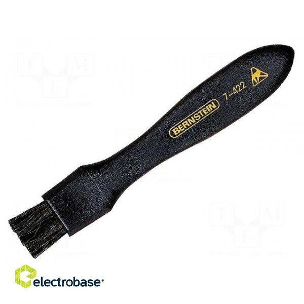 Brush | ESD | L: 150mm | W: 20mm | Features: made of conductive plastic
