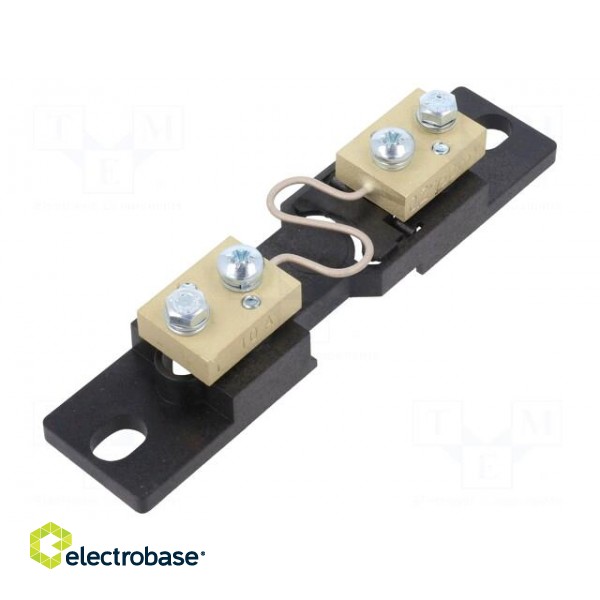 Current shunt | 10A | Class: 0.2 | 150mV | for DIN rail mounting фото 1