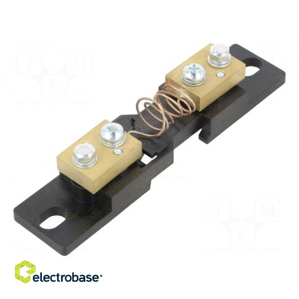 Current shunt | 1A | Class: 0.2 | 150mV | for DIN rail mounting image 1