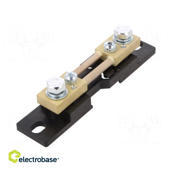 Current shunt | for DIN rail mounting | 200A | Class: 0,2 | 60mV image 1