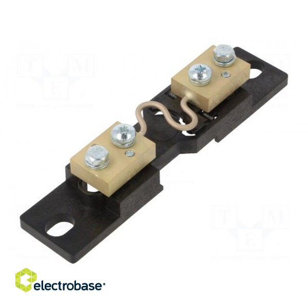 Current shunt | 25A | Class: 0.2 | 150mV | for DIN rail mounting фото 1