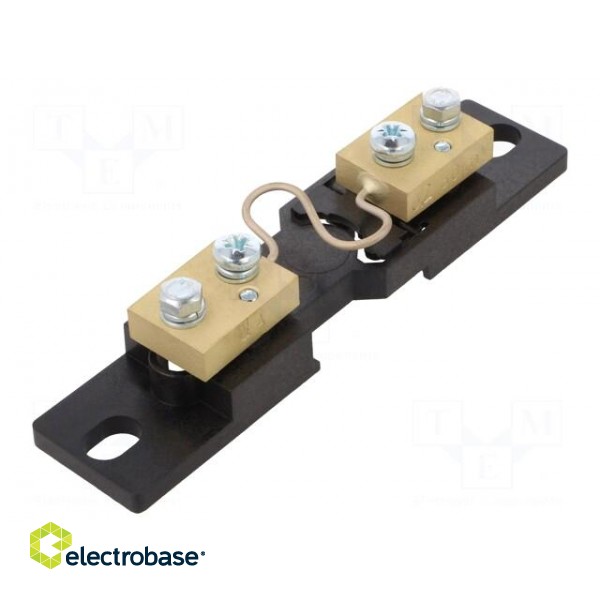 Current shunt | for DIN rail mounting | 4A | Class: 0,2 | 60mV image 1