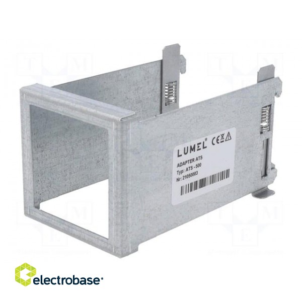 Adapter for DIN rail | Dim: 45x45mm | Dimensions: 48x48mm image 1
