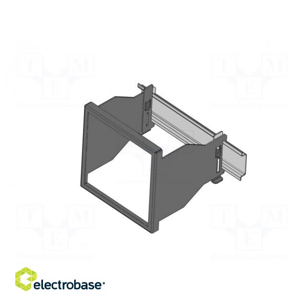 Adapter for DIN rail | Dim: 45x45mm | Dimensions: 48x48mm image 2