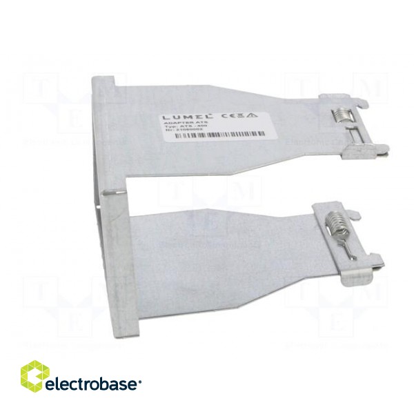 Adapter for DIN rail | Dim: 45x92mm | Dimensions: 48x96mm image 4
