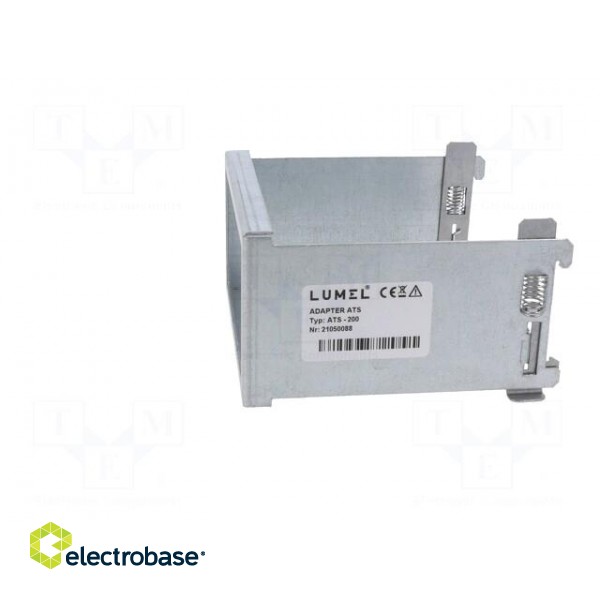 Adapter for DIN rail | Dim: 92x45mm | Dimensions: 96x48mm image 4