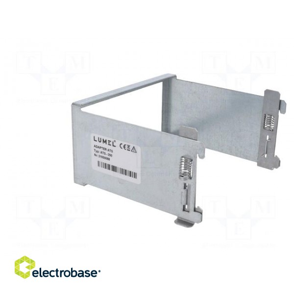 Adapter for DIN rail | Dim: 92x45mm | Dimensions: 96x48mm image 5