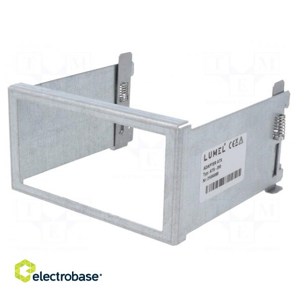 Adapter for DIN rail | Dim: 92x45mm | Dimensions: 96x48mm image 1