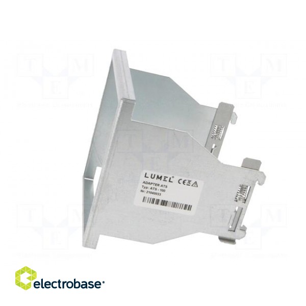 Adapter for DIN rail | Dim: 92x92mm | Dimensions: 96x96mm image 4