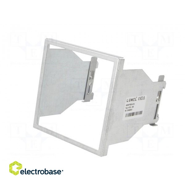 Adapter for DIN rail | Dim: 92x92mm | Dimensions: 96x96mm image 3