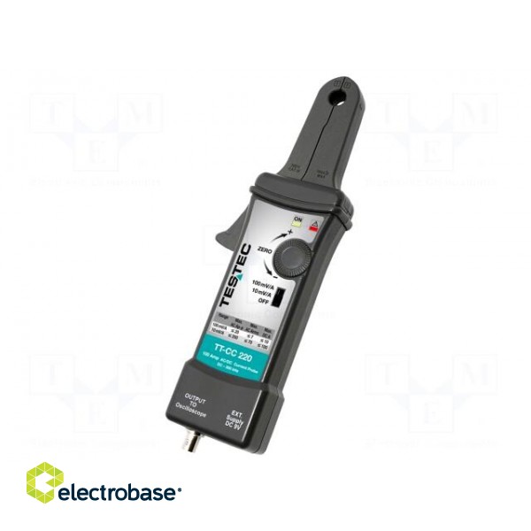 Probe: for oscilloscope | current | 300kHz | 600V | 1.2us | BNC plug