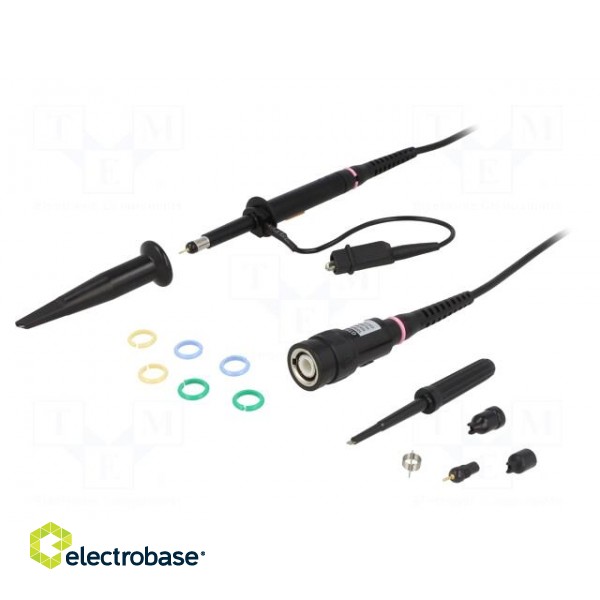 Probe: for oscilloscope | passive | 100MHz | 10: 1 | 600V | BNC plug