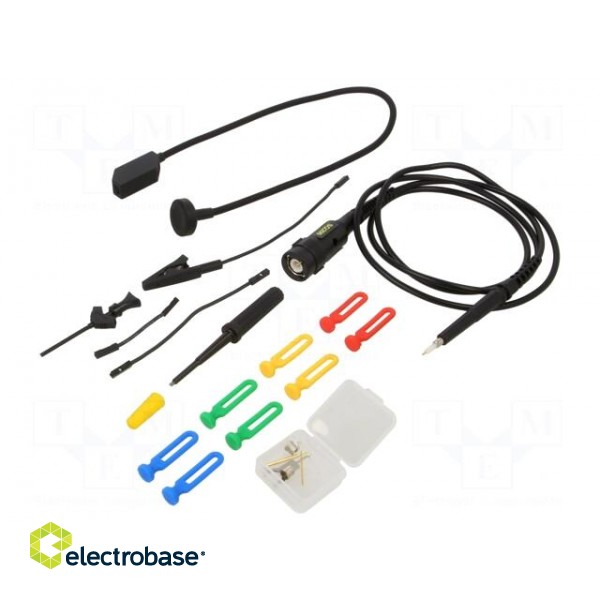 Probe: for oscilloscope | passive | 10: 1 | Features: insulated