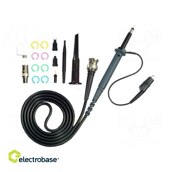 Probe: for oscilloscope | passive | 150MHz(10: 1) | 10: 1 | 300V | 1.2m