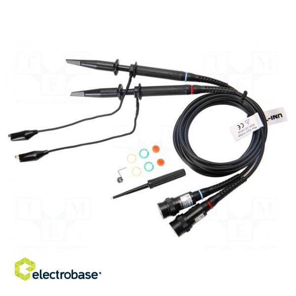 Probe: for oscilloscope | passive | 300MHz | Uin max: 600V | BNC plug