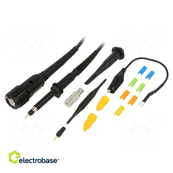 Probe: for oscilloscope | passive | 500MHz | 10: 1 | 300V | BNC plug