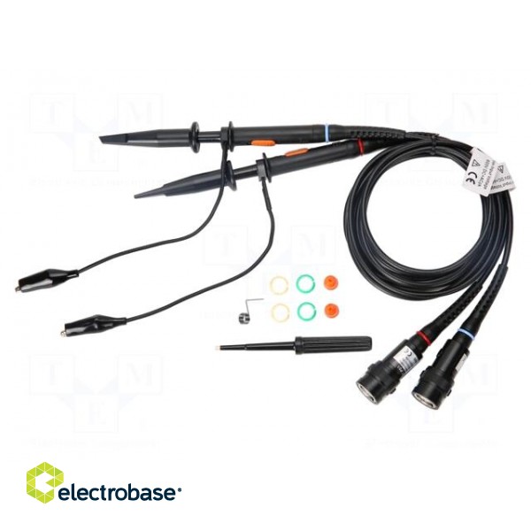 Probe: for oscilloscope | passive | 60MHz | Uin max: 600V | BNC plug