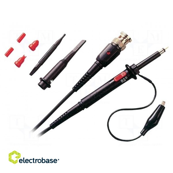 Probe: for oscilloscope | passive,high-impedance | 1: 1,10: 1 | 300V